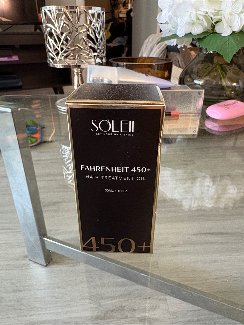 Soleil Fahrenheit 450+ Hair Treatment Oil — Black